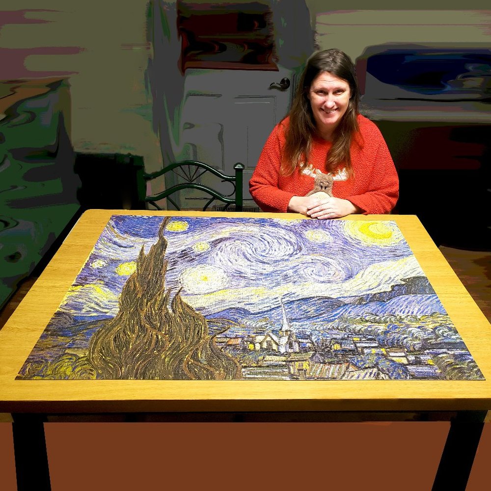 The Starry Night by Van Gogh - 2000 Piece Puzzle - Picture 2 of 4
